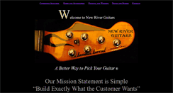 Desktop Screenshot of newriverguitars.com